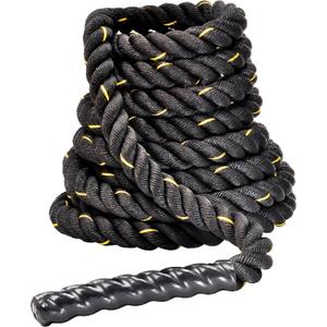 Battle Rope 1.5Inch 2 Inch Diameter Poly Dacron 30 FT, 40 FT, 50 FT Length, Heavy Ropes for Home Gym and Workout