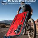 FNTCASE for Samsung Galaxy S26 Case: with [Built-in Screen Protector & Kickstand] [2 Front Frames] [Military-Grade Drop Protection] Heavy Duty Shockproof Rugged Case Full Body Protective Cover Red
