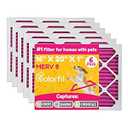 Colorfil 16X20X1 Air Filter, Odor Reduction, Color-Changing, Pleated HVAC AC Furnace Air Filter for Homes with Pets, MERV 8 (6-Pack)
