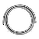 Fuel Line Hose 10FT 10AN 3/8" Universal Silver Stainless Steel Braided Nylon CPE Oil Gas Fuel Hoses 10 Feet AN-6m10 3/8 inches