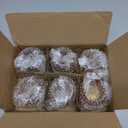 Woho Amber Candlestick Holders Set of 6 4.3" H for Thanksgiving/Fall Decorations, Ribbed Glass Taper Candle Holders Halloween Table Centerpiece, Vintage Candle Sticks Holder Decor for Boho Home Decor