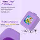 MGZNMTY Silicone Case for Bitzee Magicals Interactive Toy Digital Pet and Case, Protective Skin Cover for New Bitsy Electronic Virtual Pet (Purple)