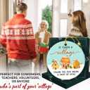 3 x Thank You Christmas Ornament 2025 - Thank You Gifts for Women Men Neighbor, Retirement, Farewell, Appreciation Gifts for Teacher, Nurse, Coworker, Boss, Manager, Ceramic Ornaments Hanging Decor