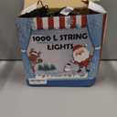 weillsnow 328 FT 1000 LED Christmas Lights, 8 Lighting Modes with Remote & Timer Christmas Tree Lights, Waterproof for Outdoor Bedroom Backyard Tree Wall Christmas Decoration (Warm White)