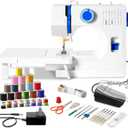 Mini Sewing Machine, Dual Speed Double Needle, 14 Stitch Portable Sewing Machine for Beginners, Adults, Home Use