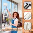 Snap Grip Mini Mop, Zero Touch No Wash Lazy Mop with One-Click Cloth Change, Compatible with Face Towels, Adjustable for Wet/Dry Floors, Tile, Hardwood, Corners (10 Reusable Cloths)