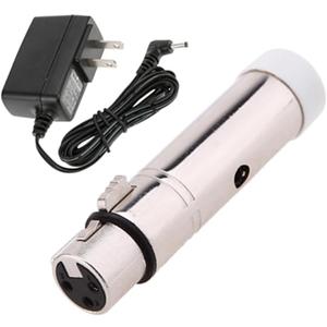 JERRAY DMX512 Wireless 1Pcs Female Receiver XLR 2.4G LED Lighting for Stage PAR Party Light Lighting Control Silver