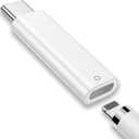 USB C to Pencil Adapter for Apple Pencil 1st Generation,USB-C Male iPencil Charger Adapter Compatible with iPad 10th/11(A16) Bluetooth Pairing,Type C to for Lightning Charger Connector for iPencil 1st