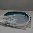 Green Oval Decorative Tray with Handles, Set of 2 Versatile Serving Trays for Coffee Table, Ottoman, Ideal for Serving, Displaying, Organizing (Oval, 2oval Green)