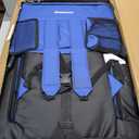 Sheenive Stadium Seats with Back Support (380 lbs) - 2.8'' Thick Comfy Cushion, 6 Adjustable Angles Bleacher Seat with Armrests - Includes Backpack Strap, Carry Handle, 2 Cup Holders & 2 Large Pockets