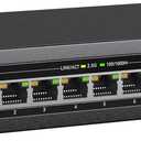 9 Port 2.5Gb Unmanaged Ethernet Switch with 8* 2.5G+ 1*10G SFP Ports, 60 Gbps Switching Capacity, Compatible with 100/1000/2500Mbps Plug and Play