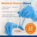 Supmedic Medical Soft Max Nitrile Exam Gloves, 100 Count Latex-Free Powder-Free Non-Sterile Food Safe Disposable Glove, Blue, M