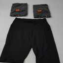 3 Pack Biker Shorts for Women  8"/5"/3" High Waisted Tummy Control Workout Yoga Running Athletic Shorts (Large-X-Large, Black/Black/Black)