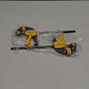 6" Mini Bar Clamps for Woodworking, 2-Piece One-Handed F Clamp/Spreader, 75LBS Load Limit Wood Clamp, Quick Release Grip Clamps for Table Wood Working, Light-duty Tools