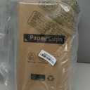 RACETOP 12 oz 50 pack Disposable Paper Coffee Cups with Lids and Sleeves (White)