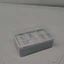 WIBIMEN Mini Ice Cube Trays, Small Tiny Round Pebble Crushed Nugget Ice Trays for Freezer with Lid - Chilling Drinks Coffee Juice(3Pack/0.55In - Blue)