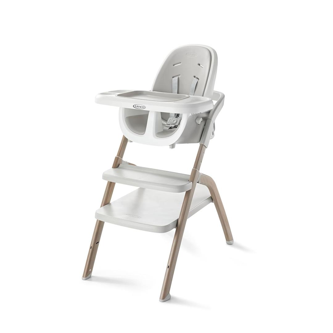 Graco EveryStep Slim 6-in-1 Convertible Highchair, Misty