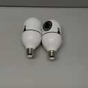 Light Bulb Security Camera Wireless Outdoor Indoor 2.4G WiFi Security Cameras for Home Security 360° PTZ Camera Motion Detection and Alarm TwoWay Audio Based E27 Light Bulb Socket