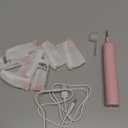 TEETHEORY Rotating Electric Toothbrush for Adults with 8 Brush Heads, Deep Clean Rechargeable Electric Toothbrush with 4 Modes and 2 Min Smart Timer, Last 30 Days and IPX7 Waterproof Pink (1 Count (Pack of 1))