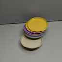 6 Inch Wheat Straw Plates, 12 Pack Small Plates, Lightweight Unbreakable Plastic Dinner Plates for Kids Adult Dinner Camping Salad Dessert