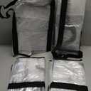 ClearSpace Heavy Duty Moving Bags or Storage Bags  Clear Storage Bins with Lids, Large Moving Boxes with Backpack Straps & Zippers  Packing Bags & Moving Supplies for College Dorm- 4 Pack