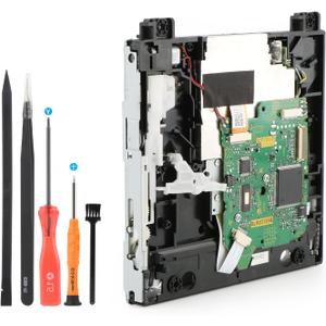 Compatible with Nintendo Wii Disc Drive for Nintendo Wii D4/D3-2/DMS/D2B/D2C/D2A/D2E Series DVD Drive Replacement Acccessories Part with Repair Tools