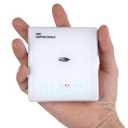 IKAPE Digital Mini Coffee Scale with Timer, 2kg/0.1g High Precision Rechargeable Drip Espresso Scale with Tare Function, LED Display(White)