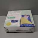 ACRABROS Toddler Nap Mat with Pillow and Blanket, Extra Large Rolled Napping Mats,Slumber Bags for Boys Girls,Kids Sleeping Bag for Daycare, Preschool Travel Camping, Dinosaur