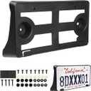 License Plate Frame Fit for 2018-2023 Ford Mustang Front License Plate Frame Black Car Accessories Replacement JR3Z17A385AA (FR3Z17A385AA)