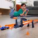 Hot Wheels Toy Car RC Set with 1:64 Scale Remote-Control Vehicle & 30+ Pieces of Race Track to Create Multiple Configurations