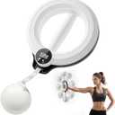 360 Hand-Crank Arm Workout for Men & Women - Adjustable Forearm & Chest Trainer with LED Counter, Non-Slip Handle, Portable Silent Home Fitness Equipment