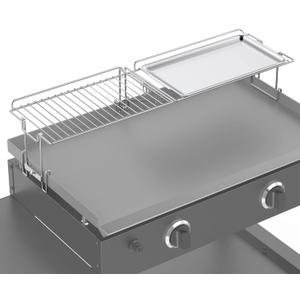 Stanbroil Griddle Warming Rack and Tray for 28" Blackstone Griddle - Foldable Cooking Grate BBQ Accessories Compatible with 28" Blackstone Griddle (Not Work with Hood)