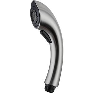 Bathroom Kitchen Sink Pull Down Faucet Pull-Out Spray Head Tap Sprayer Nozzle Replacement Part, G1/2 Thread Brushed Nickel