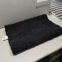 OLANLY Bathroom Runner Rugs 70x24, Extra Soft Absorbent Chenille Bath Rugs, Rubber Backing Quick Dry, Machine Washable Long Bath Mats for Bathroom Floor, Tub and Shower, Home Decor Accessories, Black