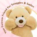 MaoGoLan Giant Teddy Bear Plush,39 inches Big Teddy Bear Stuffed Animal,Adorable Smiling Large Bear,Express Your Love Gift for Kids,Girlfriend,Baby Shower,Valentines Day,Christmas,Long Distance