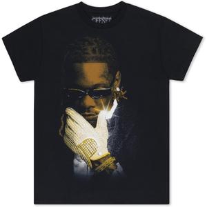 Offset Glove Tee (XX-Large, Black)