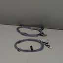 AINOPE USB to USB C Cable [2Pack, 6.6ft] 3.1A Type C Charger Fast Charging, Right Angle USB C Cable for iPhone 17 Carplay Cable, Galaxy S10+ S10 S9, Note 10 9, LG V30, Moto, Computer Security Cables