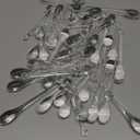 50 Pcs Christmas Crystal Teardrop Ornaments Christmas Acrylic Raindrop Ornaments Clear Water Drop Chandelier Pendant Icicles Hanging Decorations for Xmas Tree Wedding Home Party Supplies