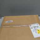 JUNNAI Gold Floor Lamp for Living Room, Tall Standing Lamp 55-65" Adjustable Modern Brass Floor Lamps for Bedroom Reading Office Kids 3 Color Lights Corner Night Stand (9W LED Bulb, White Shade)