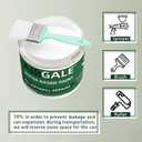 Water Based Wood Paint No Sanding or Priming, Quick Drying Multi-Surface Paint for Indoor Outdoor Cabinets, Walls and Doors - Low Odor/Non-Toxic, Semi-Gloss White, 16 Oz