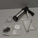 Cookie Press Gun Decorating Kit, 27 Pcs Premium Baking Tool Kit for Cookie Press and Cake Decorating with 16 Cookies Discs 8 Icing Tips and Cleaning Brush, DIY Christmas Cookies Maker Gifts for Wome