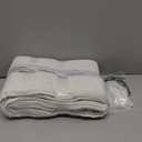 Joydeco Linen Curtains 96 inch Length 2 Panel Set, Light Filtering Curtain for Living Room Bedroom, 52 inch Wide Drapes with Rod Pocket Back Tab (96" Lx52 W, Ivory on Linen)