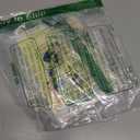 Brishow Green Necklace and Earring Set Rhinestone Formal Wedding Jewelry Sets for Women (blue and gold)