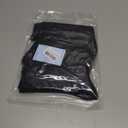 Women's Neon Scrunch Crew Socks 80s 90s Retro 3-Pack Cotton Stacked Boot Calf Cozy Ribbed Slouchy Socks Size 5-10 (Black)