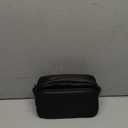 UIBRN Crossbody Purse for Women with Adjustable Wide Guitar Strap, Small Vegan Leather Cross Body Camera Shoulder Bags (Black)