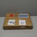 TEAMIX 2 Tiers Desktop Monitor Stand Riser 20 Inch Printer Stand with Storage Small TV Riser Laptop Wooden Desk Organizer Shelf Bookshelf (Black+Brown, 2 tiers)