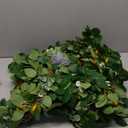 U'Artlines 4Pcs Total 24 Ft Artificial Lemon Garland Spring Summer Faux Fruit Vine Garlands with Greenery for Door Wall Mantle Wedding Party Table Decorations