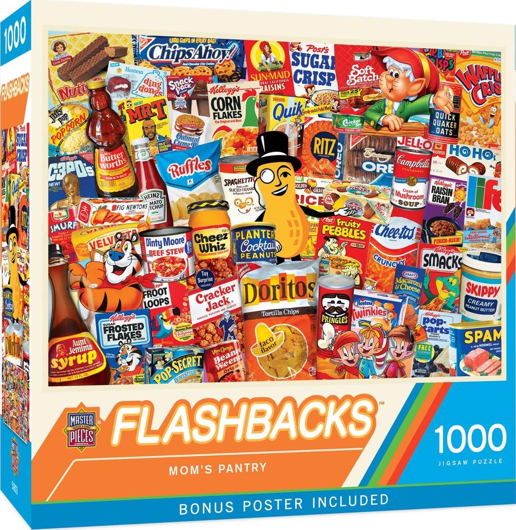 MasterPieces - 1000 Piece Jigsaw Puzzle, Moms Pantry, Fun for Adults, Family, Kids, Non-Glare Finish, 19.25" x 26.75"