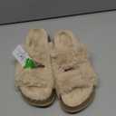 KuaiLu Women's Fluff Slippers Plantar Fasciitis  Size 8