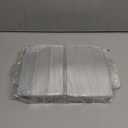 50 PCS Clear Favor Boxes, Macaron Gift Boxes with Inserts, Truffle Boxes, Clear Candy Boxes for Christmas, Wedding, Baby Birthday Party, 6.3"x1.5"x1.4"